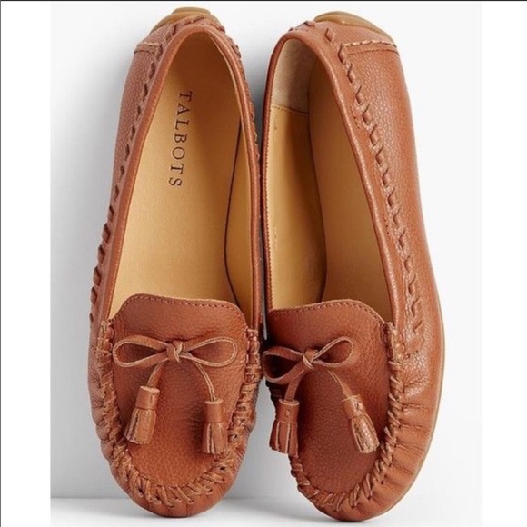 Talbots Shoes - Talbots Everson Whipstitched Driving Mocca…